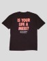 Camiseta FUCKING AWESOME  is your life a mess tee black