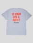 Camiseta FUCKING AWESOME  is your life a mess tee heather grey