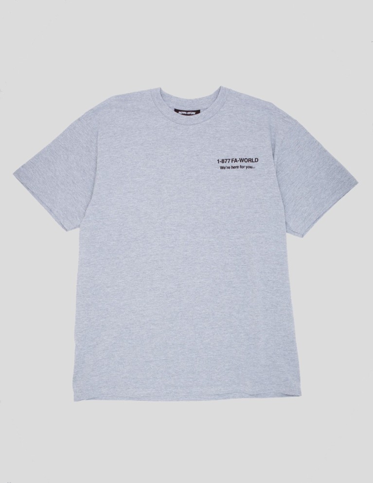 Camiseta FUCKING AWESOME  is your life a mess tee heather grey