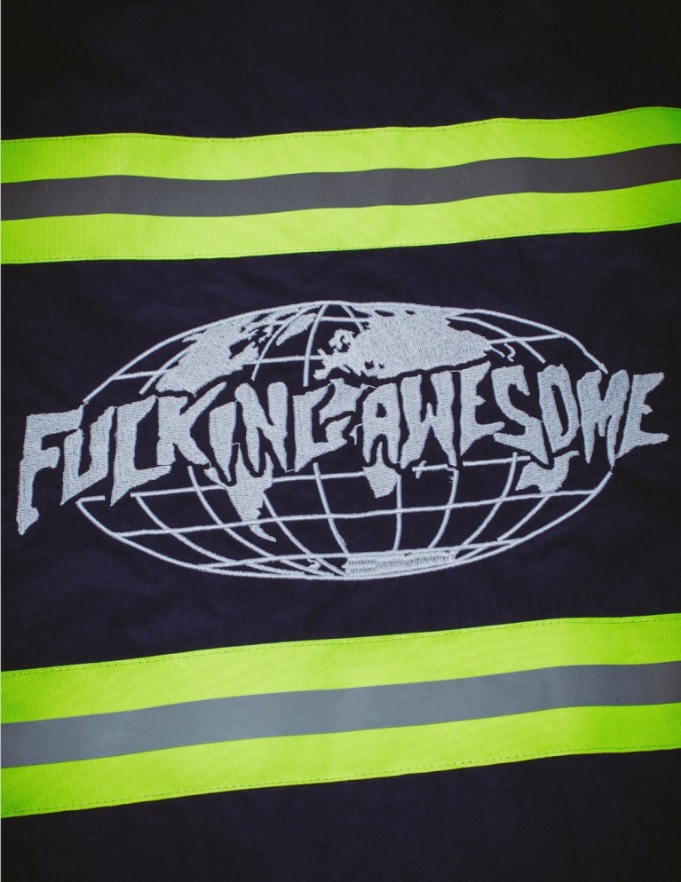 Chaqueta FUCKING AWESOME  high vis jacket blue