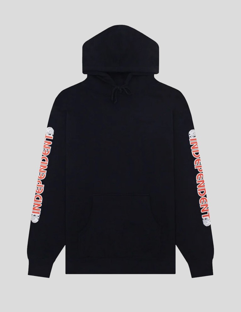 Sudadera HOCKEY x independent half mask hood black