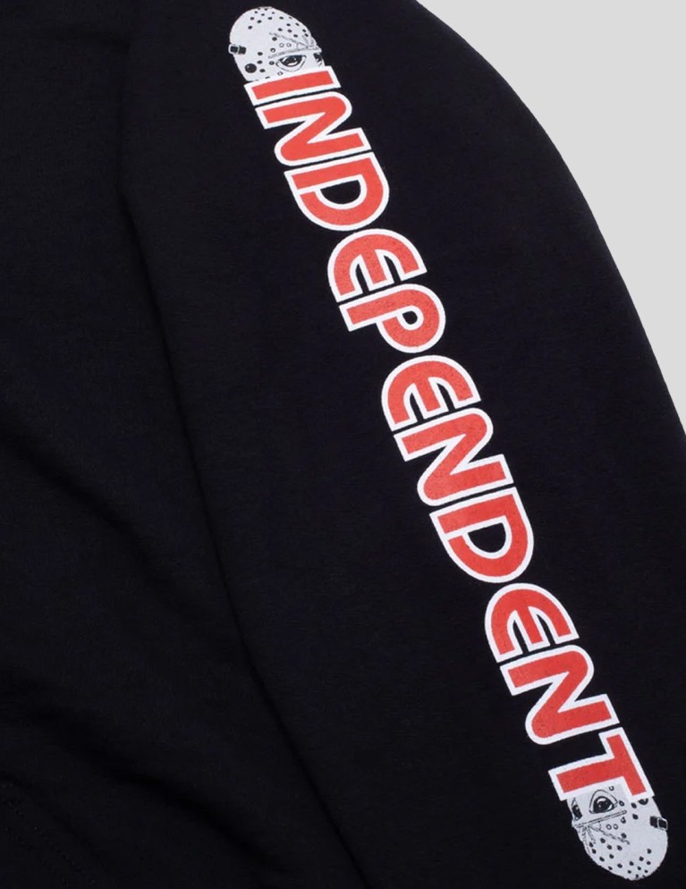 Sudadera HOCKEY x independent half mask hood black