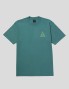 HUF T-shirt set triplo triangolo s / s tee sage