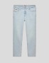 Pantalon TOMMY JEANS dad jean regular tapered pant light blue denim