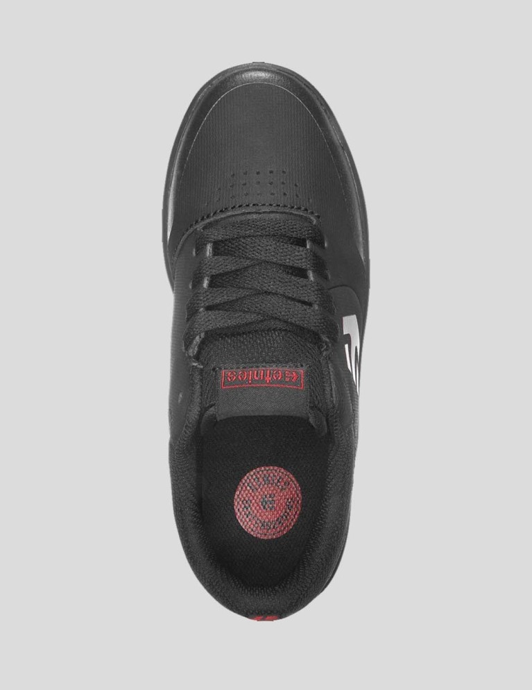 Zapatillas skate ETNIES kids marana michelin black/red/black 