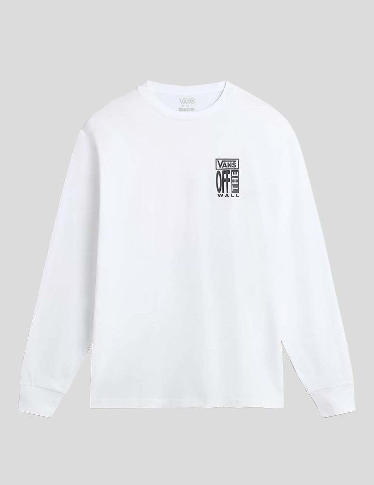 Camiseta VANS  ave ls tee white