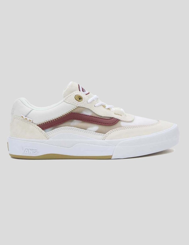Zapatillas skate VANS  wayvee leather/tan white