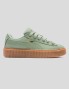 Zapatillas PUMA x fenty creeper phatty green fog-puma gold-gum