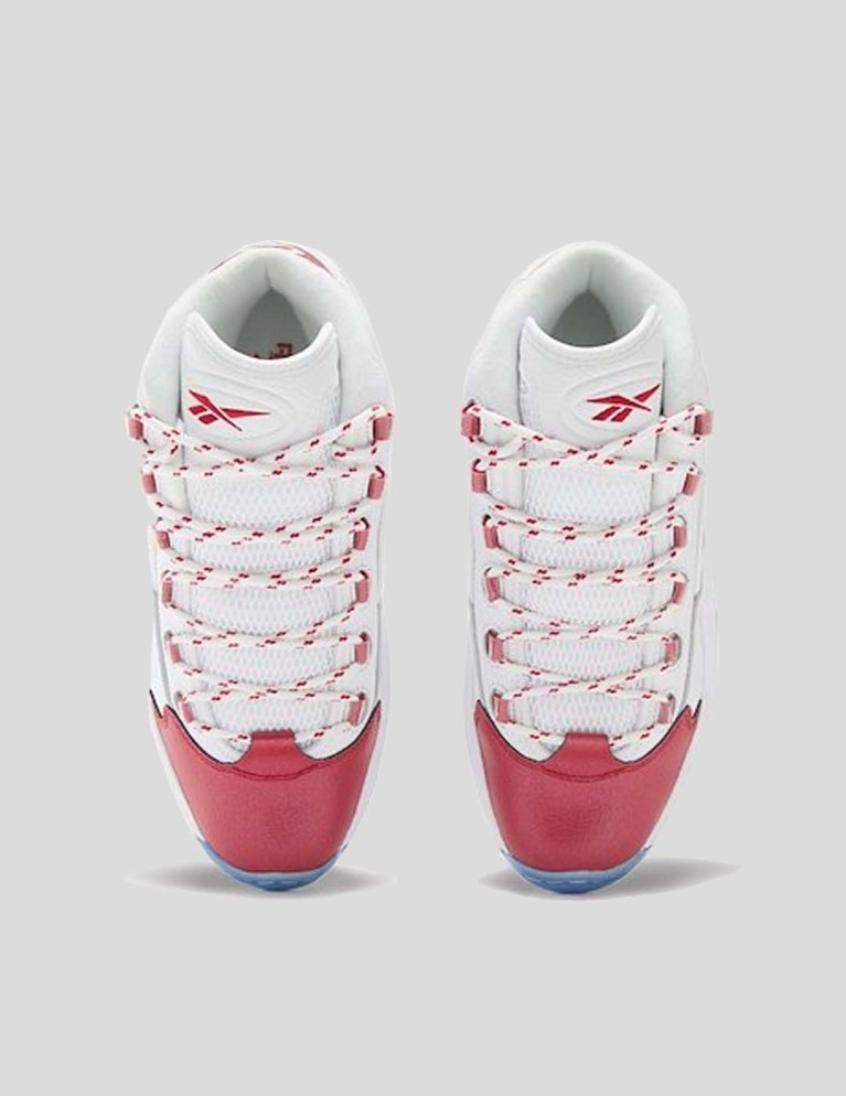 Zapatillas REEBOK  question mid cloud white/vector red/cloud white