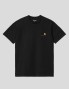 T-shirt CARHARTT WIP american script tee black