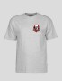 Camiseta POWELL PERALTA ripper support your local tee athletic heather
