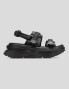 Chanclas CONVERSE run star utility sandal cx black/black/black