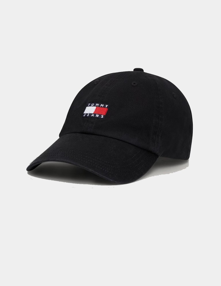 Gorra TOMMY JEANS heritage 6 panel cap black