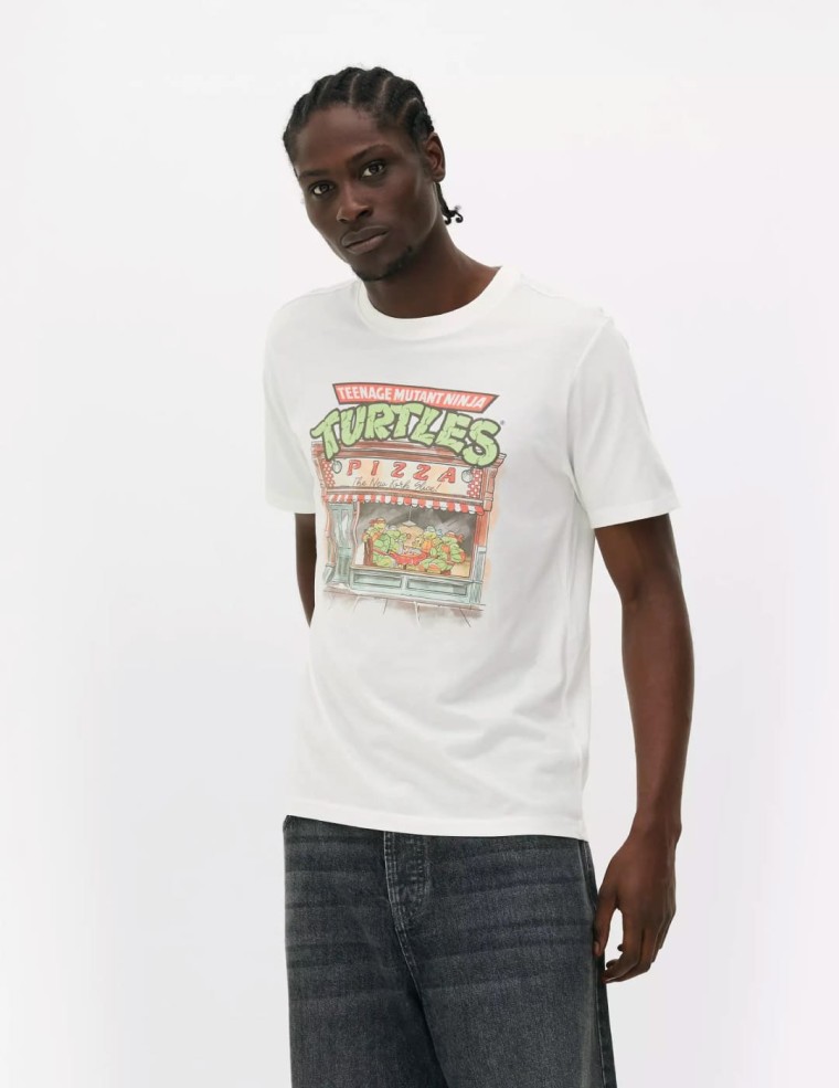 copy of T-shirt TOMMY JEANS oversized rwb twist tee ancient white